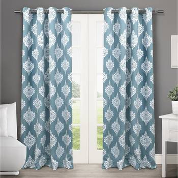 Digital Printed Polyester Whiteout Curtains Each Pack of 2 pc 1