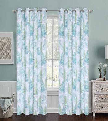 Digital Printed Polyester Whiteout Curtains Each Pack of 2 pc 1