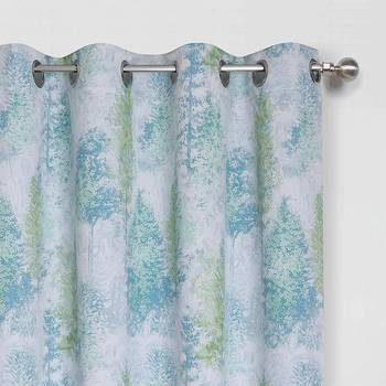 Digital Printed Polyester Whiteout Curtains Each Pack of 2 pc 2