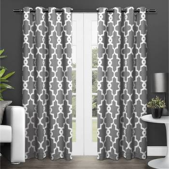 Digital Printed Polyester Whiteout Curtains Each Pack of 2 pc 2