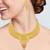 Asmitta Traditional 1 Gram Gold Plated Choker Style Necklace Set For Women