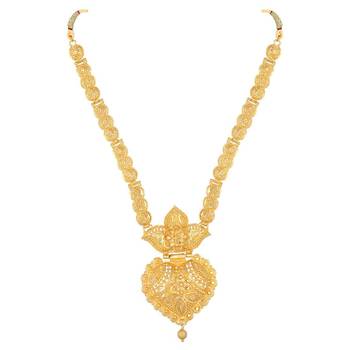 Asmitta Classic 1 Gram Gold Plated Choker Necklace Set For Women 3