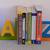 Colorful A-Z Design Wooden Bookend