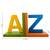 Colorful A-Z Design Wooden Bookend