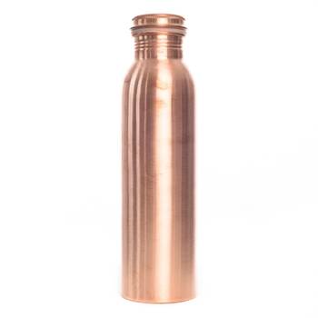 Pure Copper Bottle for regular use of Drinking water, Yoga & Health Benefits, 800 ML 1