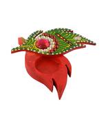 Leaf Design Colorful Wooden Chopra