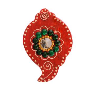 Decorative Red Wooden Chopra 2