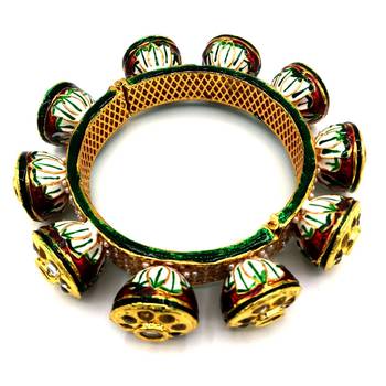 Multicolor meenakari bangles 4