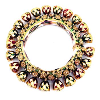 Multicolor Meenakari Rajwadi Bangles 5