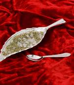 German Silver Multiutility Decorative Platter with Velvet Box