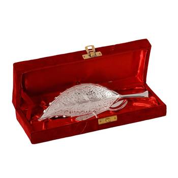 German Silver Multiutility Decorative Platter with Velvet Box 2