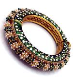 green meenakari bangles