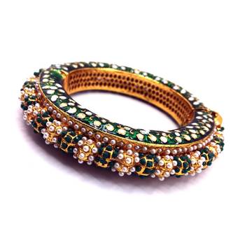 green meenakari bangles 5