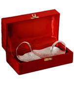 German Silver Multiutility Decorative Platter with Velvet Box