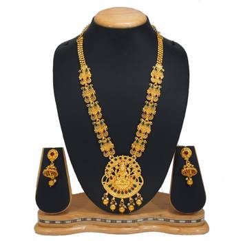 Gold Plated Long Laxmi Set 1