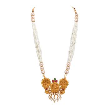 Gold Plated Laxmi Long Set 2