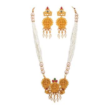 Gold Plated Laxmi Long Set 3