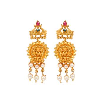 Gold Plated Laxmi Long Set 4