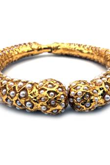 Gold Meenakari Bangles