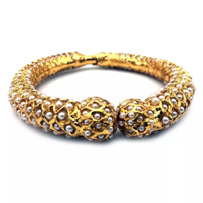 Gold Meenakari Bangles