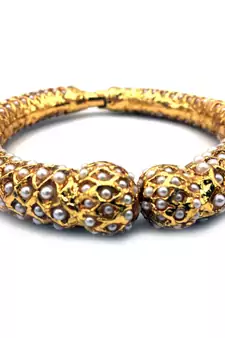 Gold Meenakari Bangles