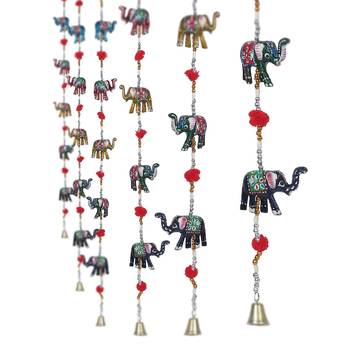 Rajasthani Elephant Door Hanging Home Decor- Set of 2 1