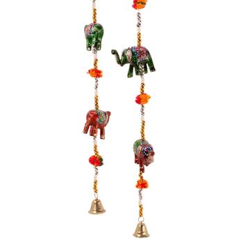 Rajasthani Elephant Door Hanging Home Decor- Set of 2 3