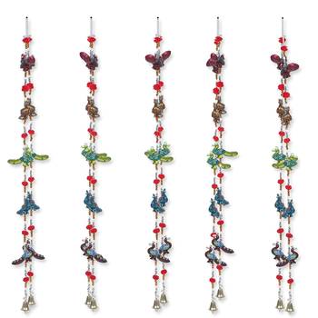 Rajasthani Handcrafted Peacock Door Hanging Home Decor- Set of 2. .. 2