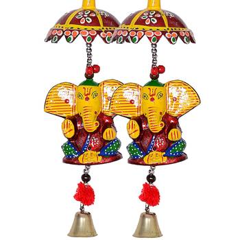 Decorative Ganesh door Hanging- Set of 4 3