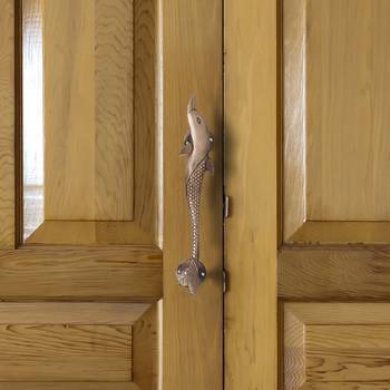 1 Pc Fish Shape Brass Door Handle 1