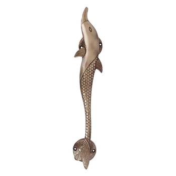 1 Pc Fish Shape Brass Door Handle 2