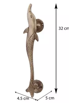 1 Pc Fish Shape Brass Door Handle