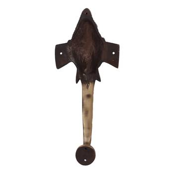 1 Pc Lord Ganesha Shape Brass Door Handle 5