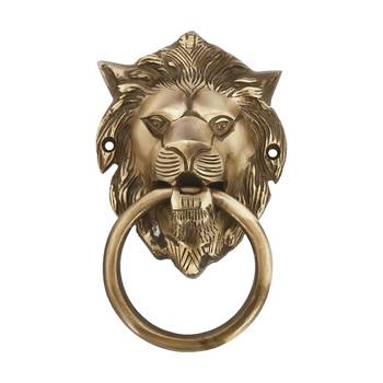 Victorian style Lion Shape Brass Door Knocker 1