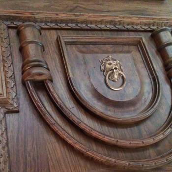 Victorian style Lion Shape Brass Door Knocker 3