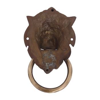 Victorian style Lion Shape Brass Door Knocker 5