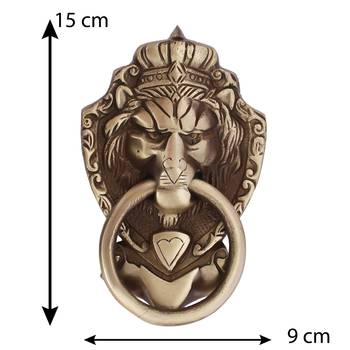 Victorian style Lion Shape Brass Door Knocker 2