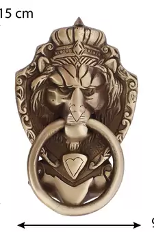 Victorian style Lion Shape Brass Door Knocker