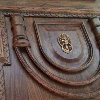 Victorian style Lion Shape Brass Door Knocker 3