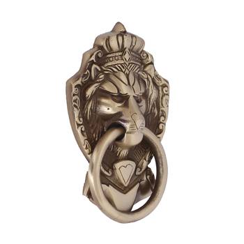 Victorian style Lion Shape Brass Door Knocker 4