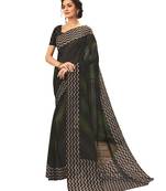  multicolor printed georgette saree with blouse