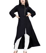 Multicolor plain rayon ethnic-kurtis