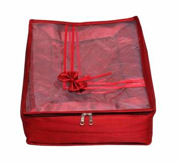 Atorakushon   Satin Saree Cover Clothes Storage Bag Wardrobe Garments Organiser kit 6 pcs 2