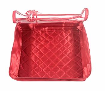Atorakushon   Satin Saree Cover Clothes Storage Bag Wardrobe Garments Organiser kit 6 pcs 4