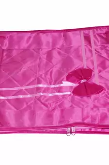 Atorakushon   Satin Saree Cover Clothes Storage Bag Wardrobe Garments Organiser kit 3 pcs