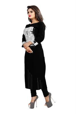 Multicolor printed crepe ethnic-kurtis 2
