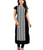 Multicolor printed crepe ethnic-kurtis