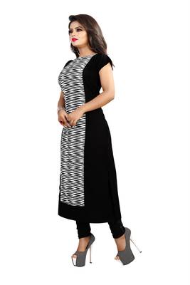 Multicolor printed crepe ethnic-kurtis 2