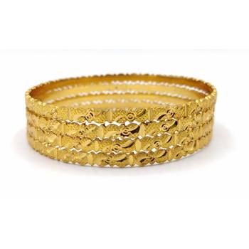 Gold Plated Bangles Set Of 4 3