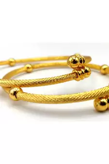 gold plated bangles